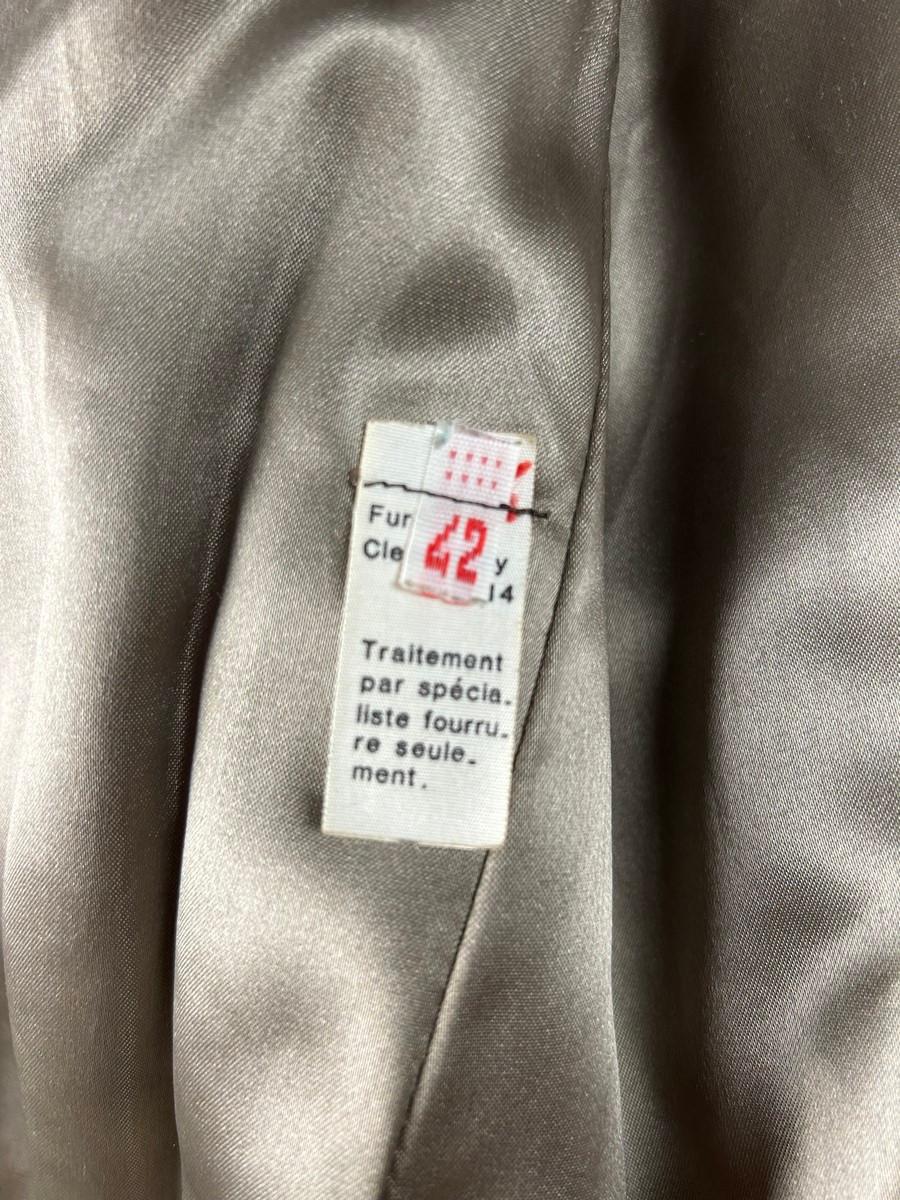 Cappotto in pelliccia di marmotta della Maison Colette - Francese, CIRCA 1980 in vendita 7