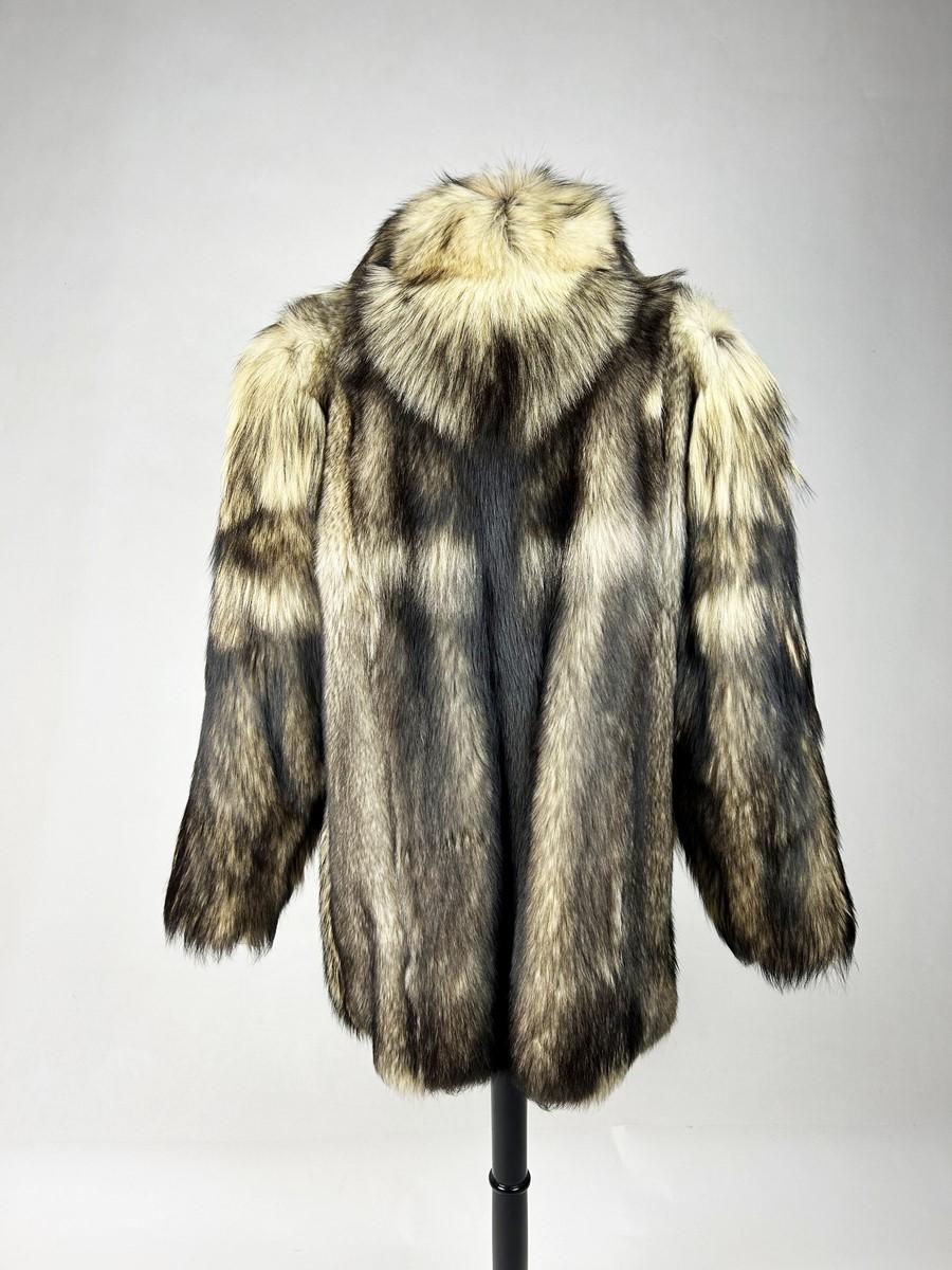 Manteau de fourrure Marmotte par la Maison Colette - Français Circa 1980 Unisexe en vente
