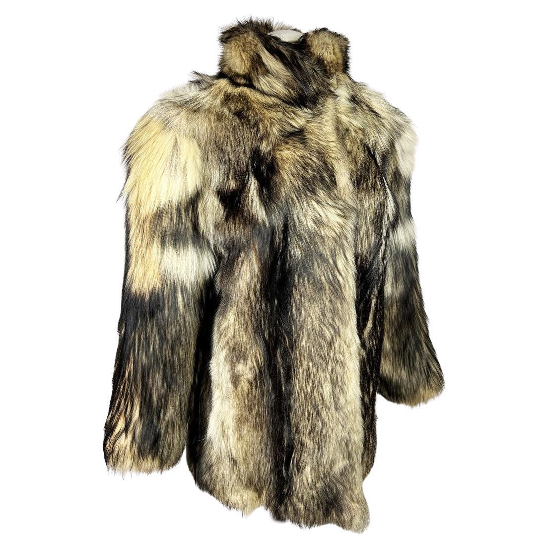 Marmot Fur Coat by Maison Colette - French Circa 1980 For Sale