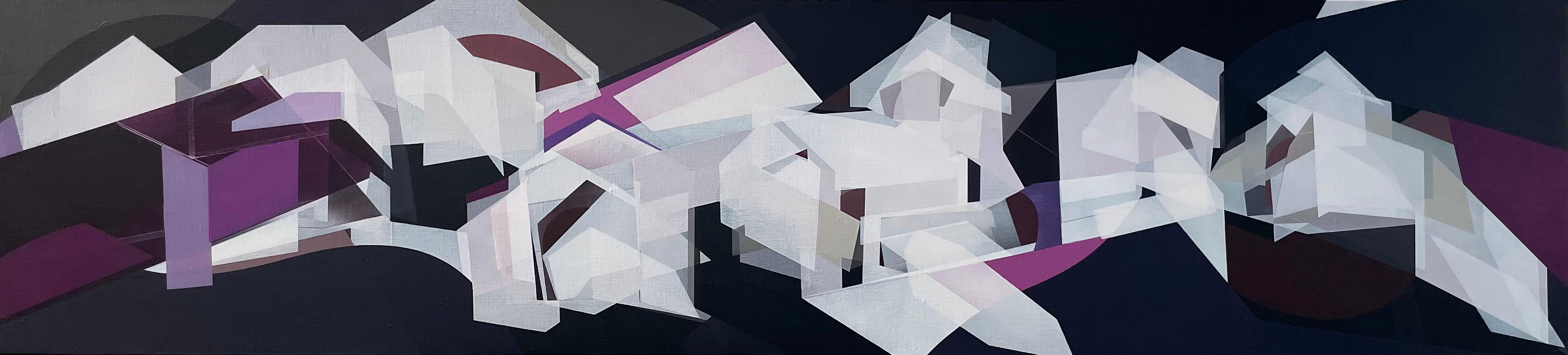 Marna Shopoff Abstract Painting - Pied-á-terre