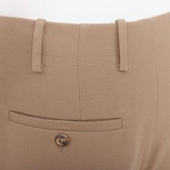 MARNI 100% wool concealed waistband knee length shorts IT38 XS