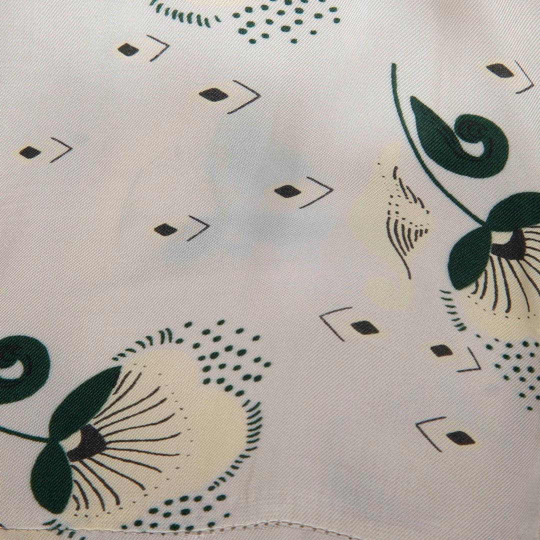 Beige Marni 2012 - Robe avec nœud floral en satin Taille XS en vente