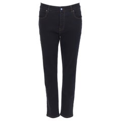 MARNI 2019 indigo stretch denim overstitched 4-pocket casual jeans IT42