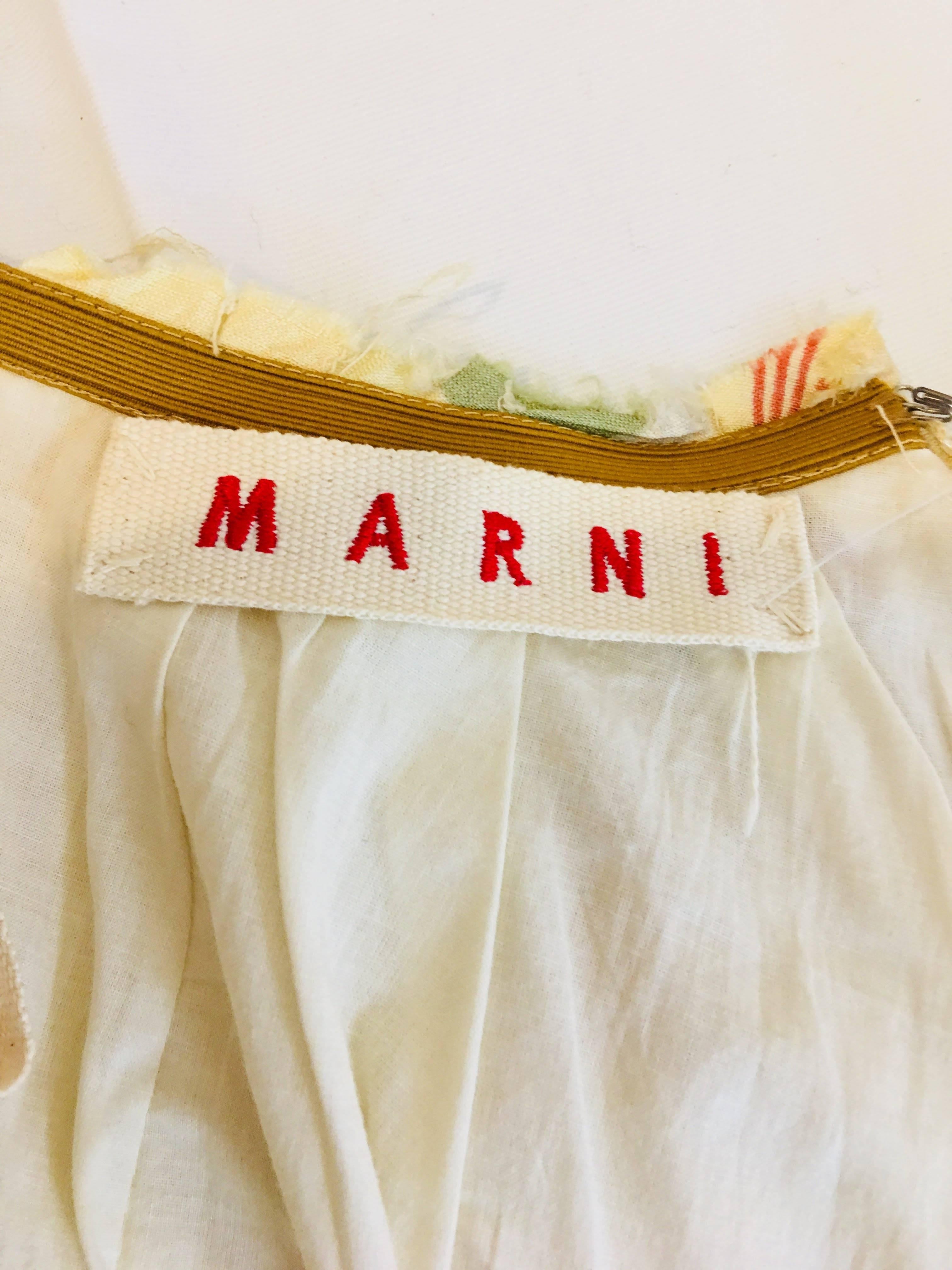 Marni A-Line Skirt 6