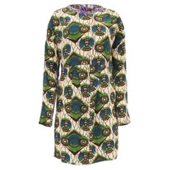Marni bei H&M: Kleid mit Batik-Print aus mehrfarbiger Seide