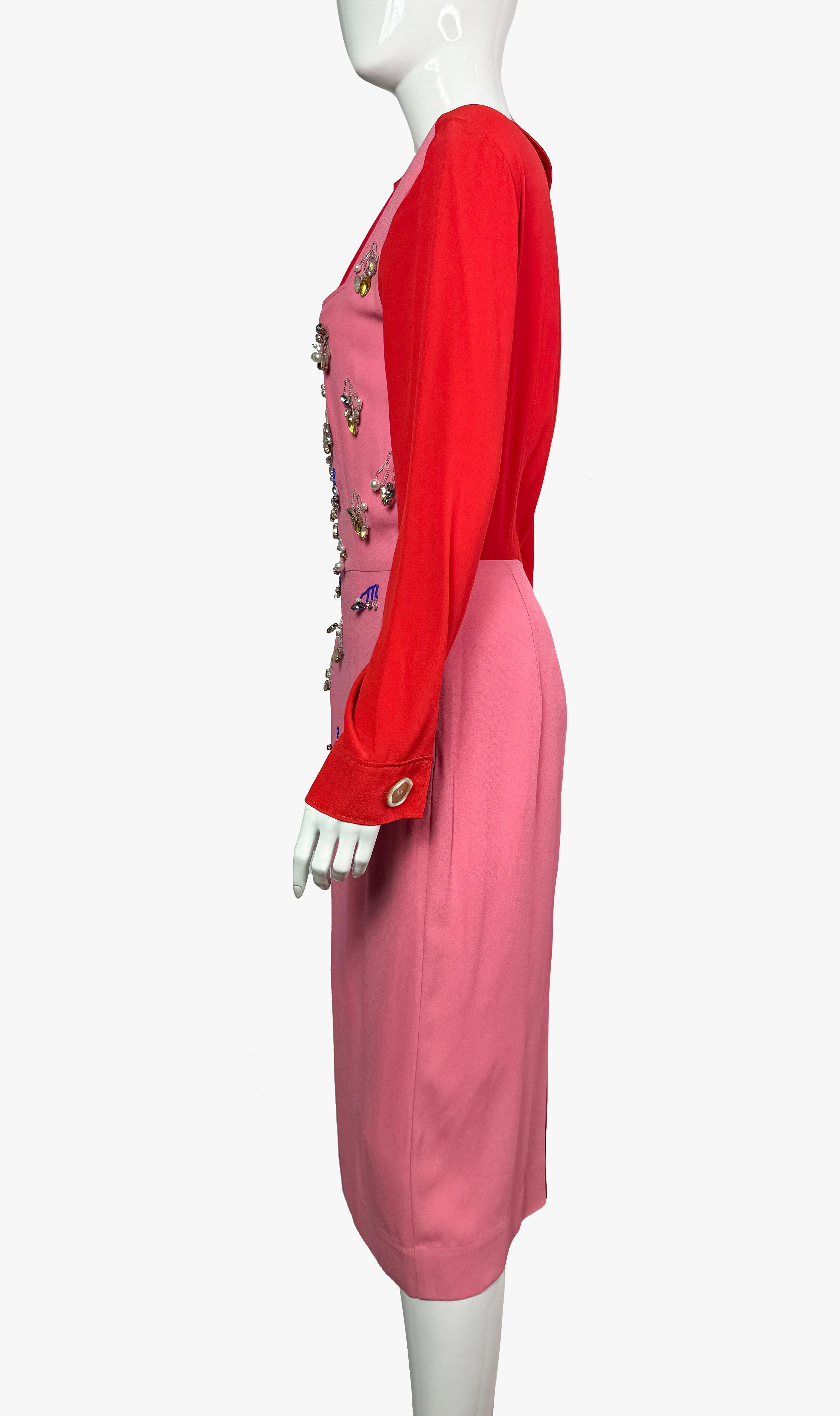 Marni beaded evening dress, 2020 Collection In Good Condition For Sale In New York, NY