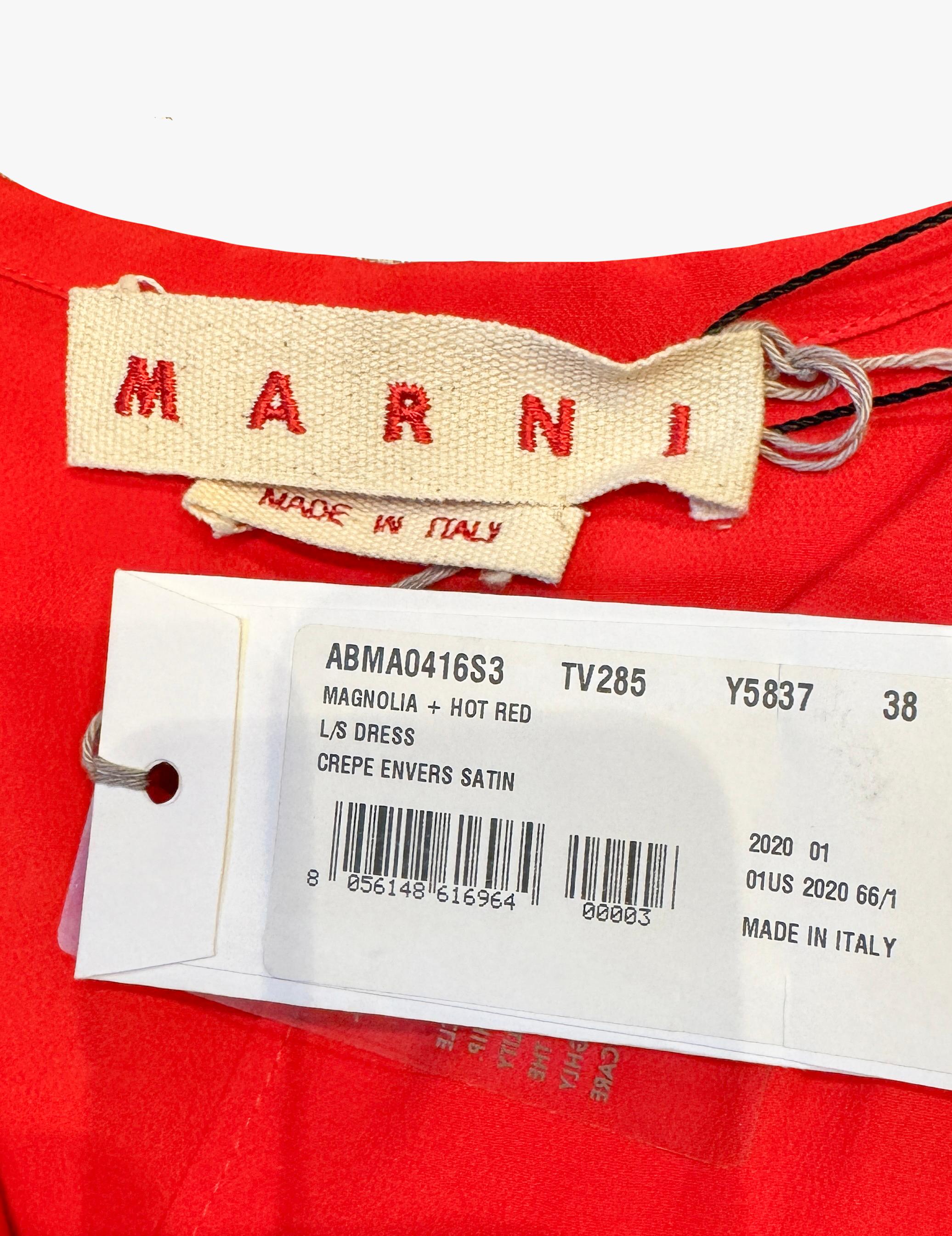 Marni beaded evening dress, 2020 Collection For Sale 3