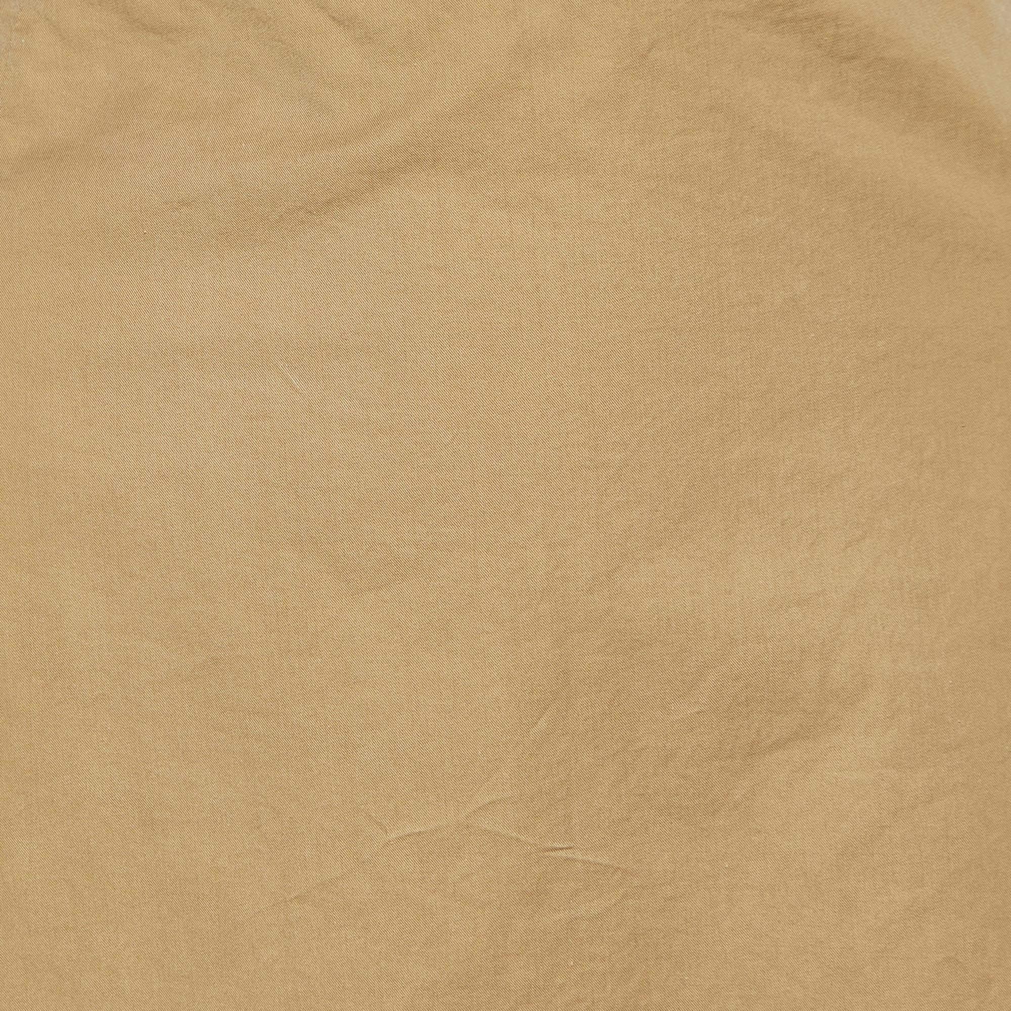 Marni Beige Cotton Contrast Trim Knee Length Skirt L In Good Condition In Dubai, Al Qouz 2