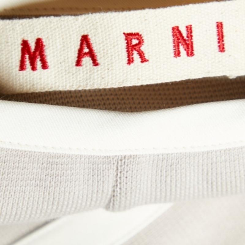 Marni Beige Capri-Hose aus Baumwollstrick S im Angebot 1