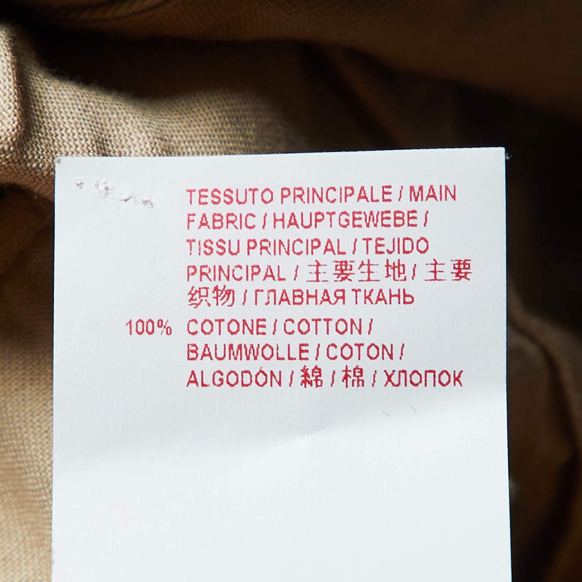 Marni Beige Cotton Tailored Trousers S For Sale 1