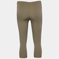 Marni Beige Stretch Cropped Leggings S