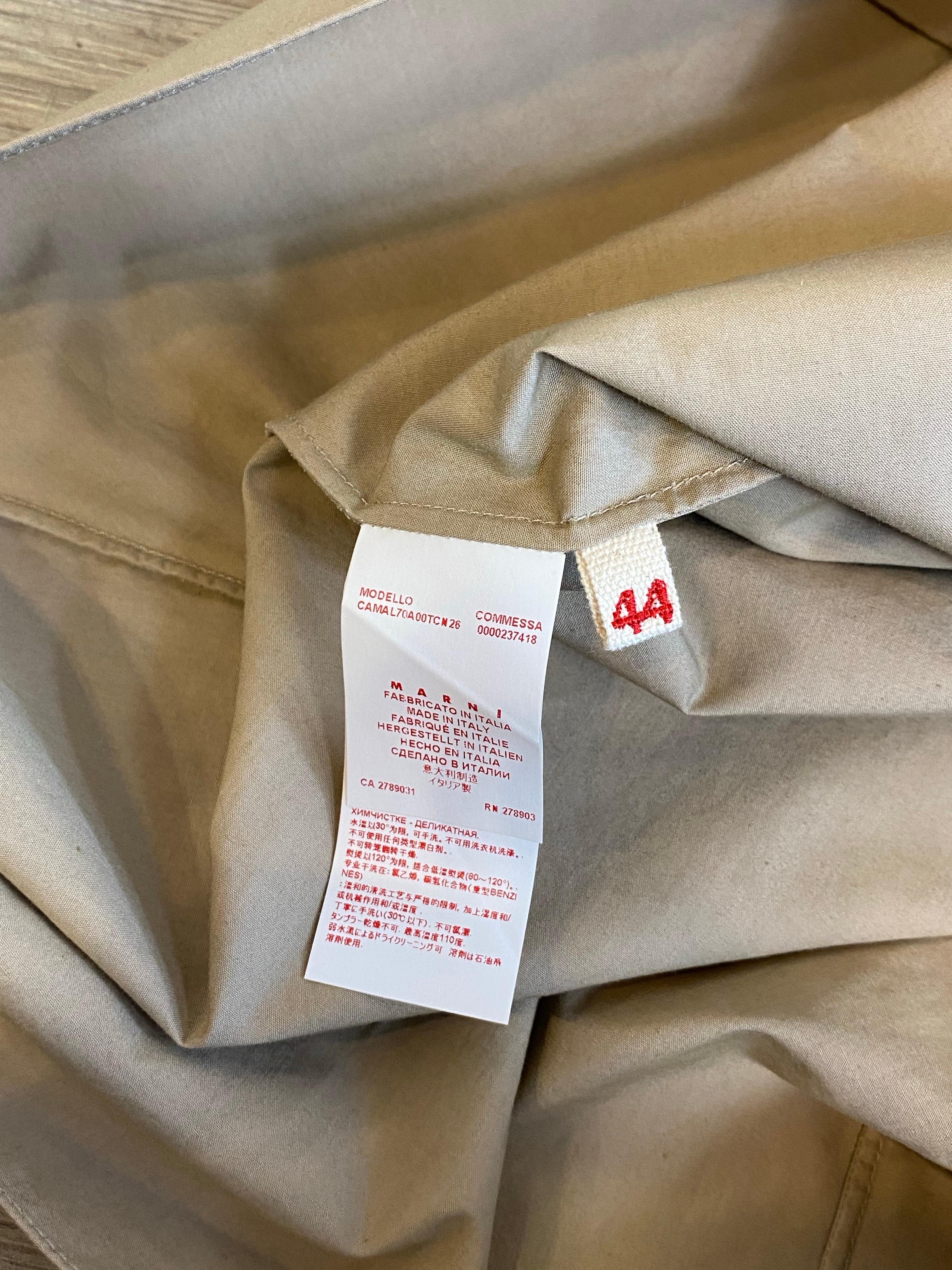 Women's or Men's Marni beige Summer Blouse For Sale