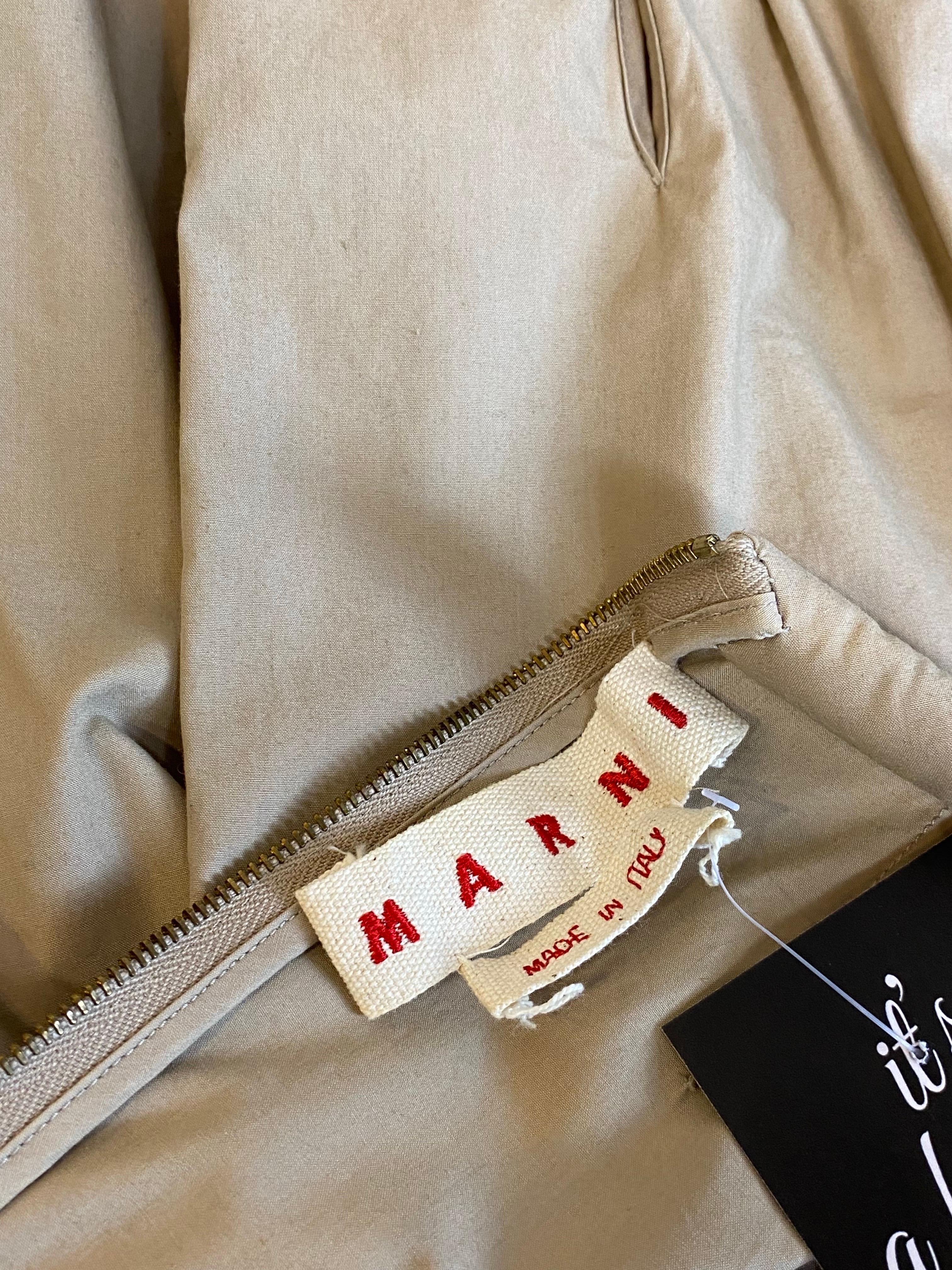 Marni beige Summer Blouse For Sale 1