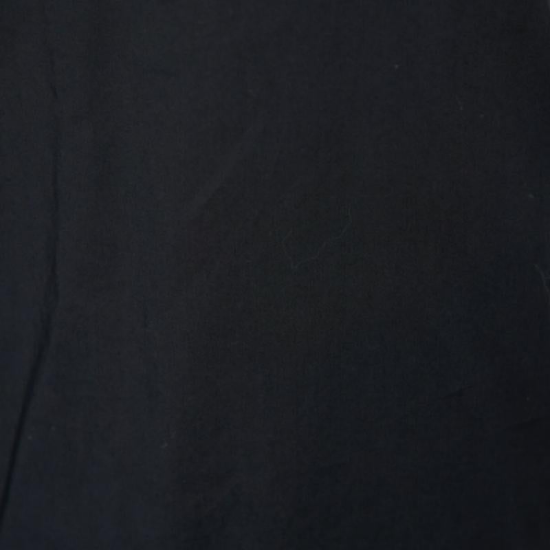 Marni Top sin mangas de algodón negro con detalle fruncido M en venta 1