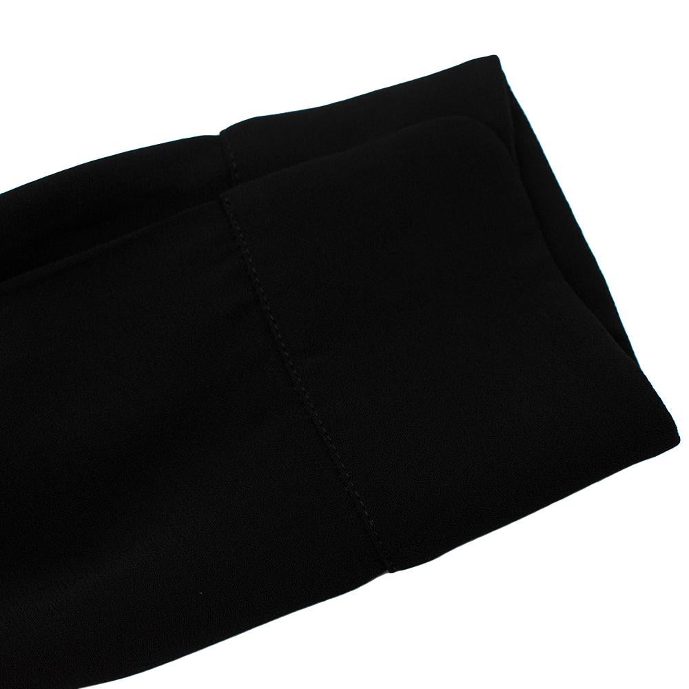 Marni Black Crepe Sequin Embellished Lightweight Coat - Size US 4 For Sale 1