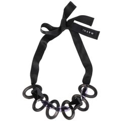 Marni Black Horn Necklace