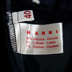 Marni Black Knit Cropped Leggings S