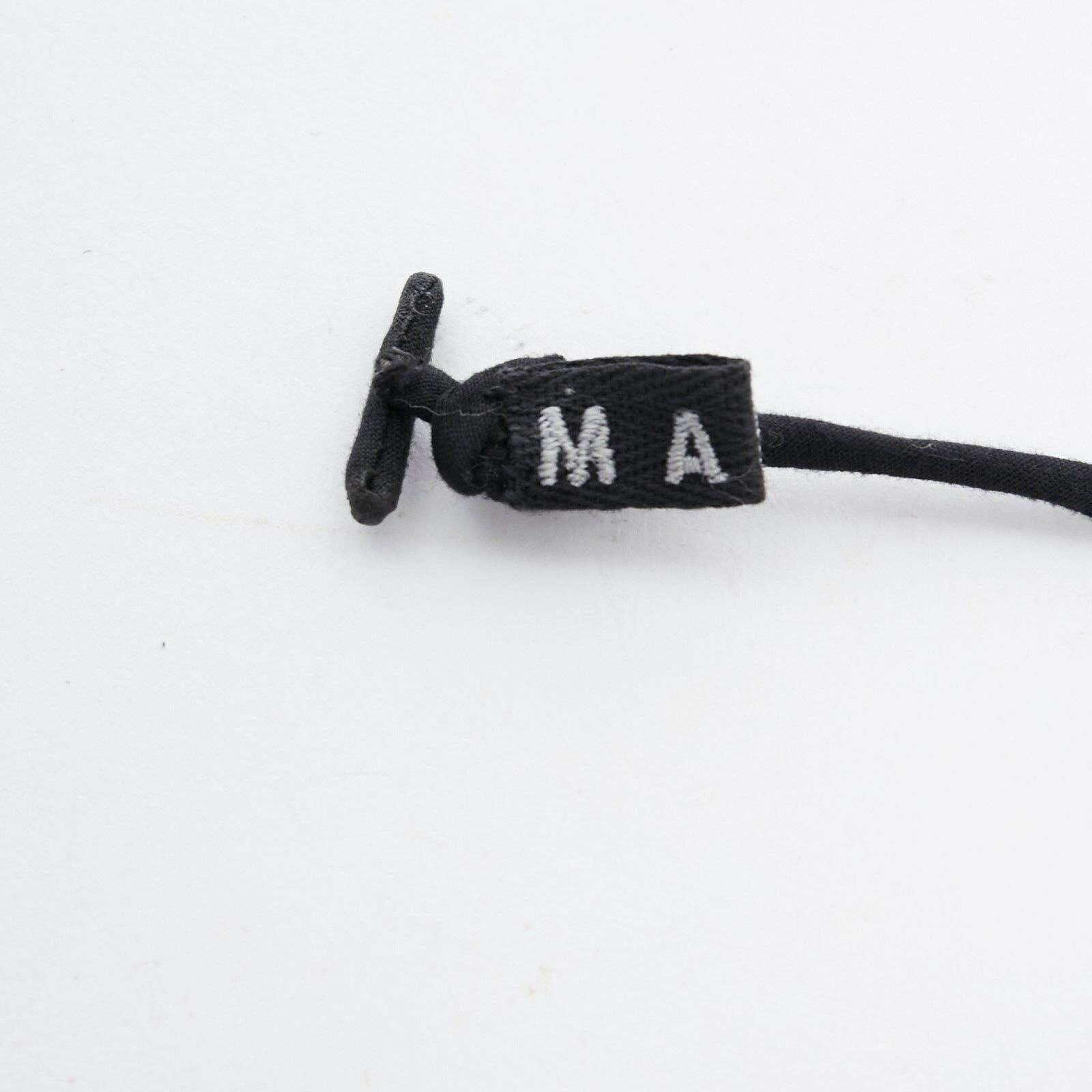 MARNI black knot tie ribbon bead embellished casual statement necklace In Excellent Condition In Hong Kong, NT