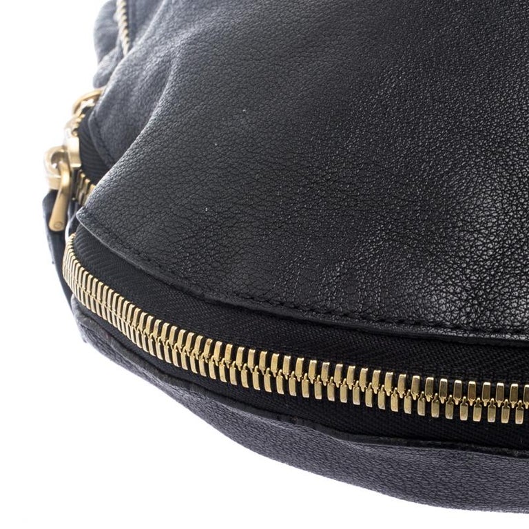 Marni Black Leather Expandable Hobo For Sale at 1stDibs | marni hobo ...