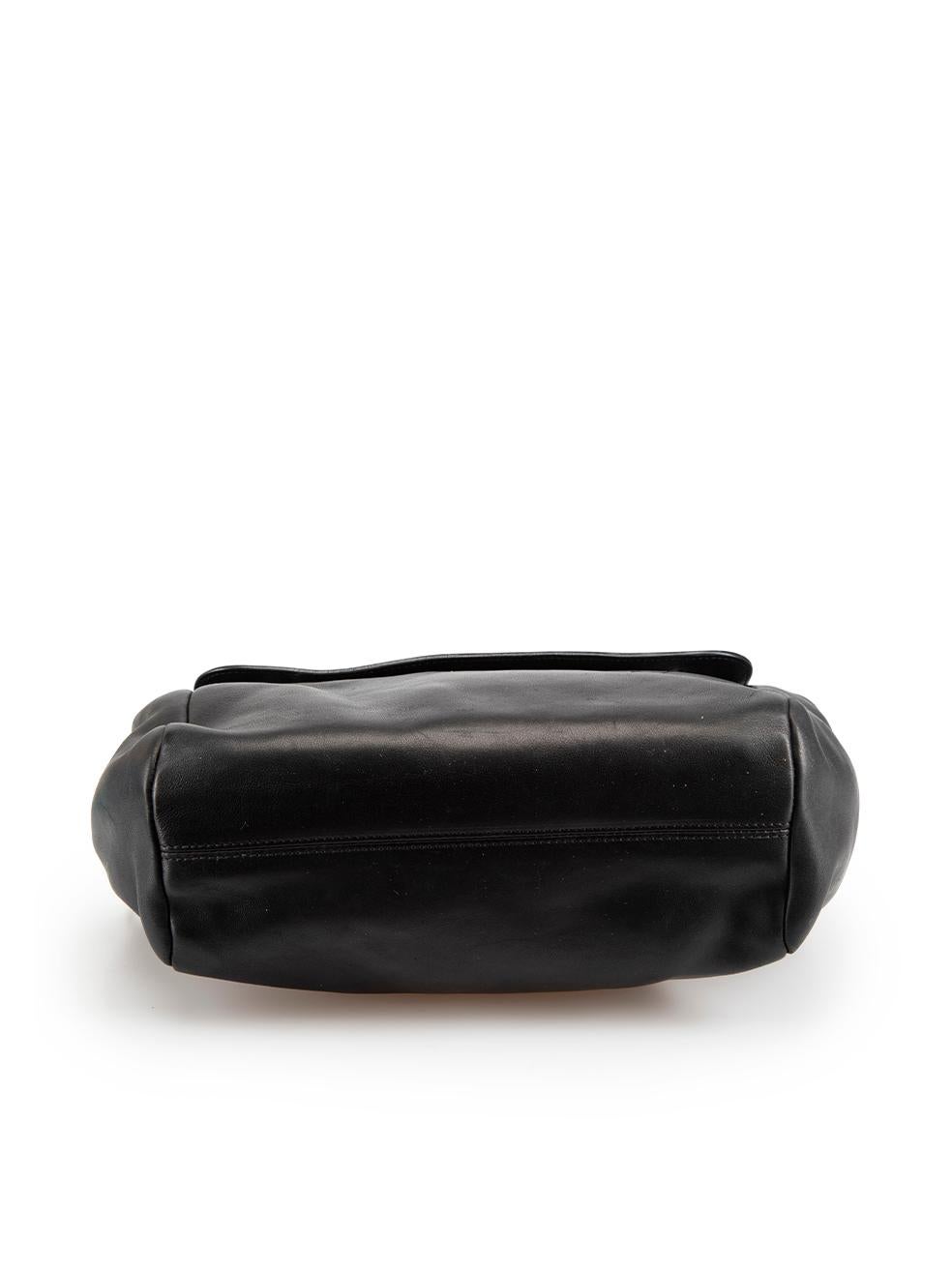 Women's Marni Black Leather Woven Top Handle Bag