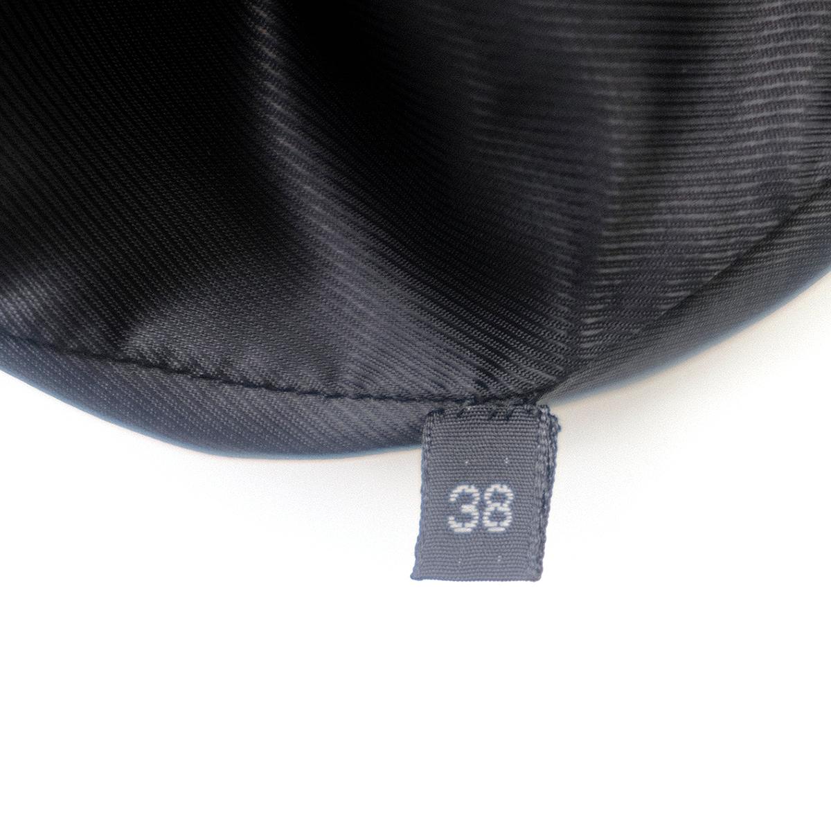 Marni Black Long Wool Coat US 6 For Sale 2