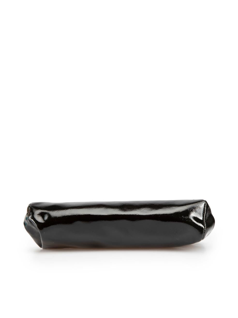Women's Marni Black Patent Leather Clutch For Sale