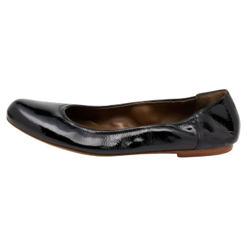 Marni - Ballerine in vernice nera taglia 36 in vendita