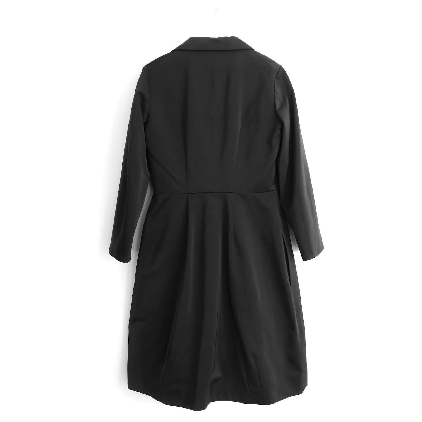Women's Marni Black Satin Lightweight Coat For Sale