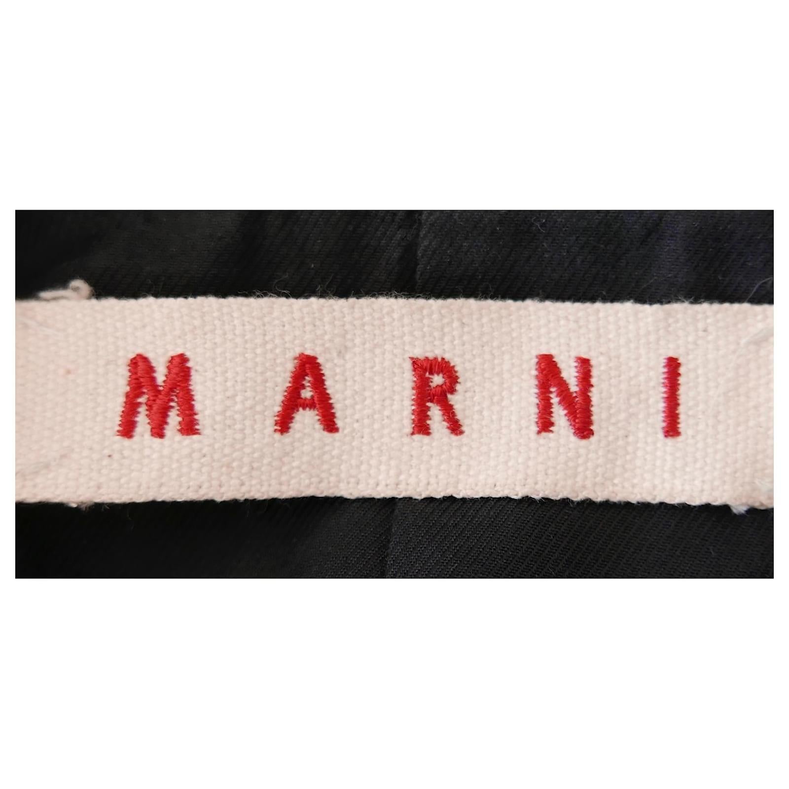 Marni Black Satin Lightweight Coat For Sale 1