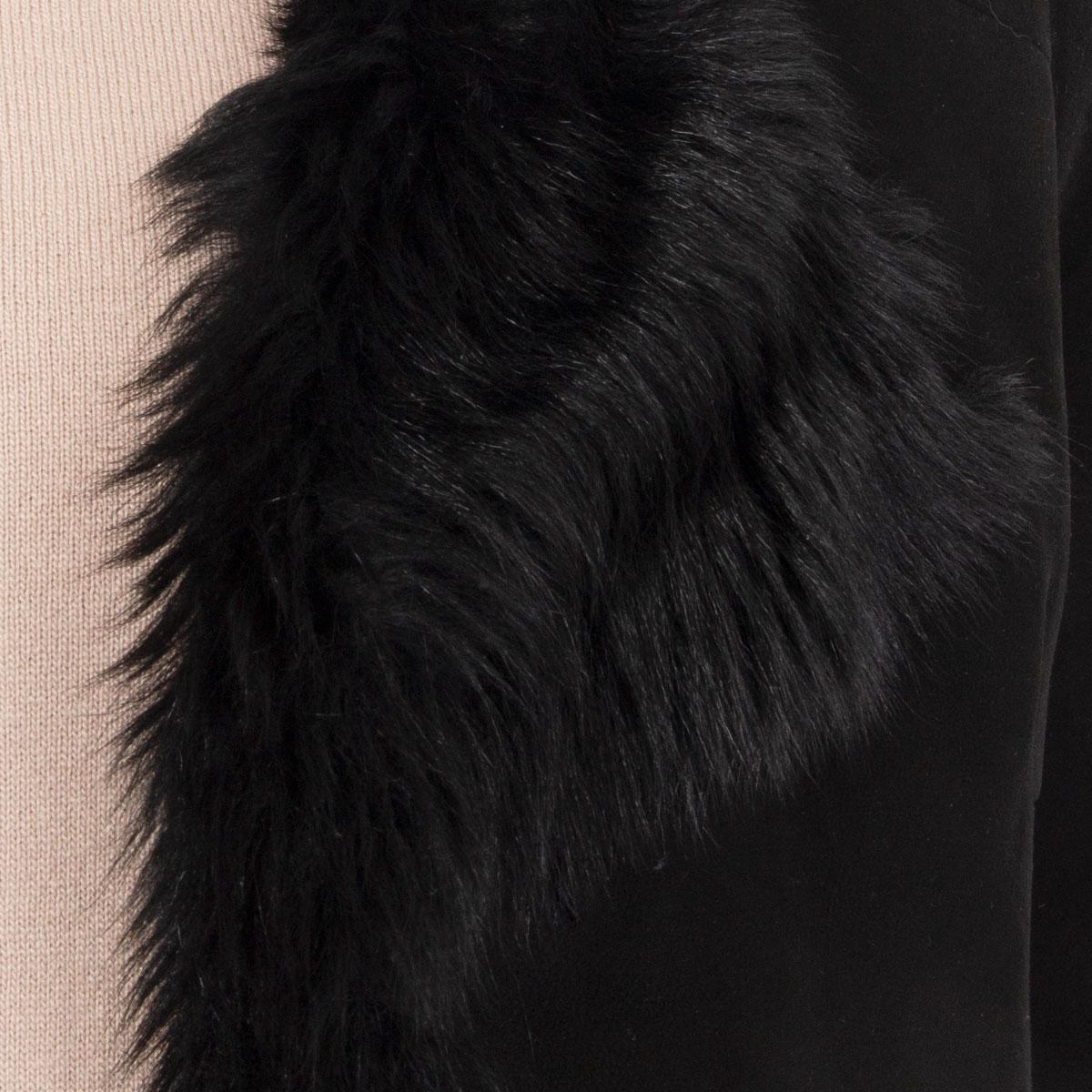 MARNI - Veste noire à manches courtes façon foulard, taille 38 XS Pour femmes en vente