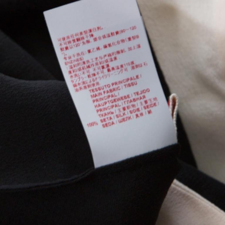 Donna Marni Black Silk Crepe Contrast Collar Detail Short Dress M in vendita