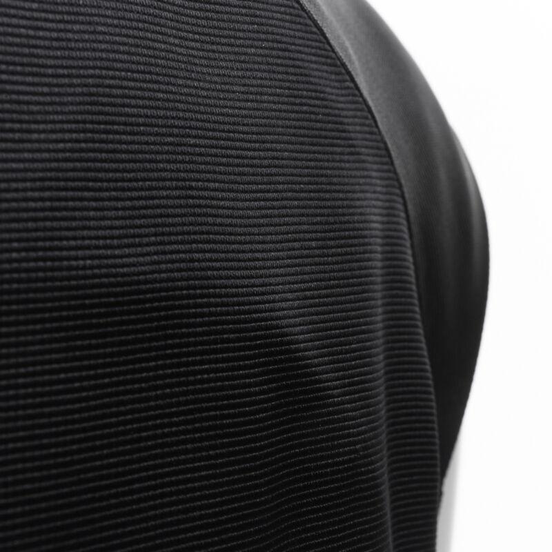 MARNI black V-neck heavy acetate panelled back hem sleeveless boxy top IT38 XS For Sale 3