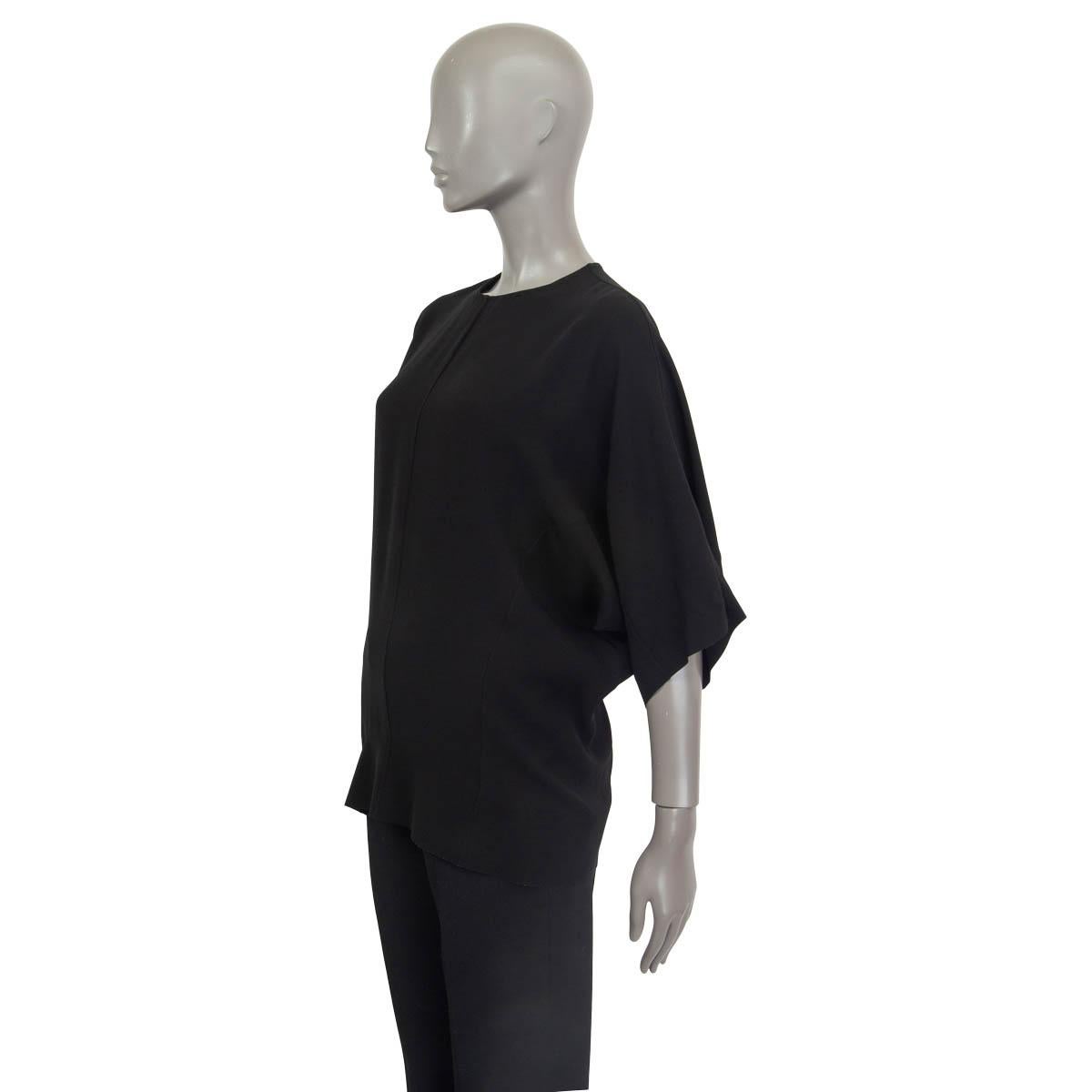 black viscose blouse