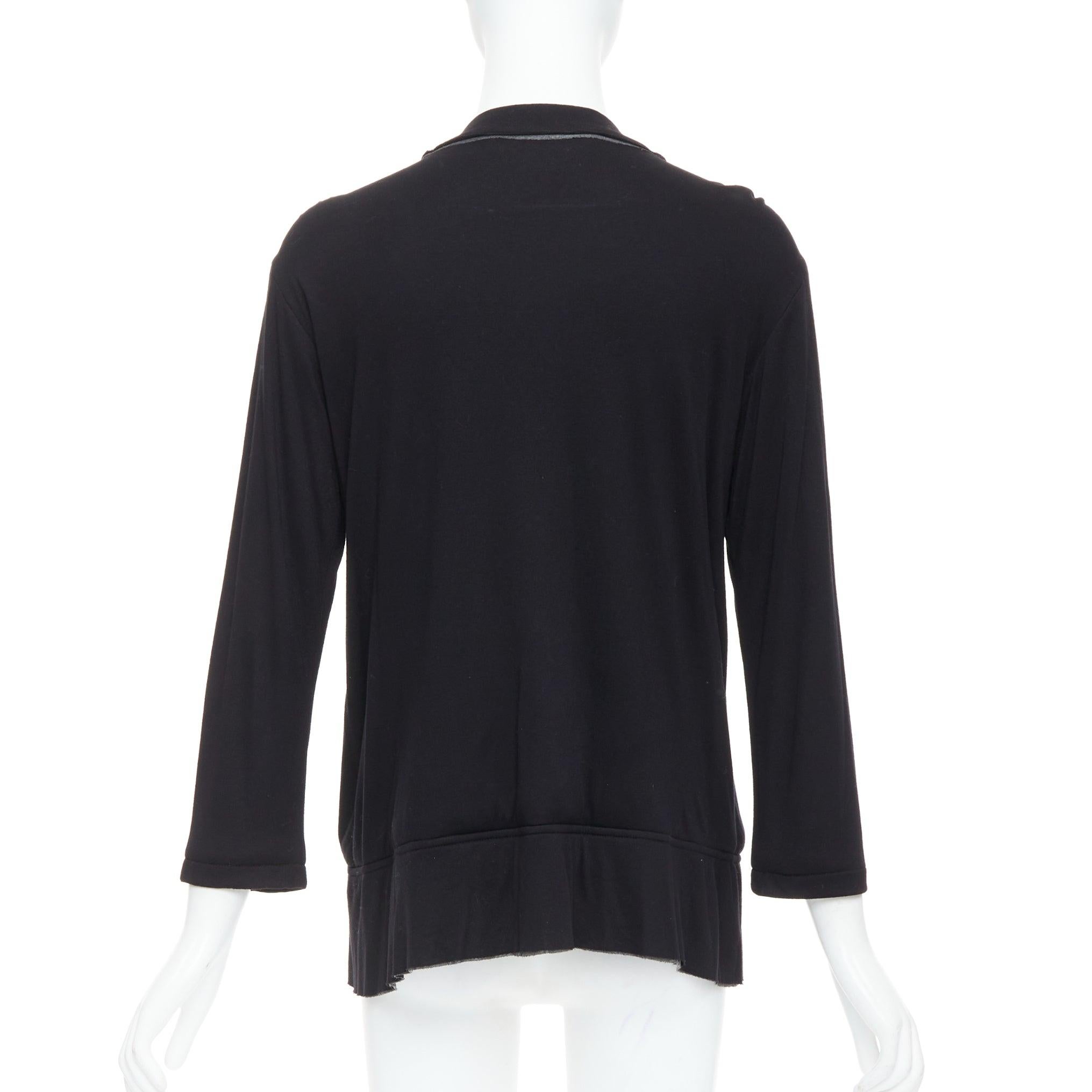 MARNI negro blanco verde lentejuelas flor cuero cremallera chaqueta jersey IT42 M en venta 1