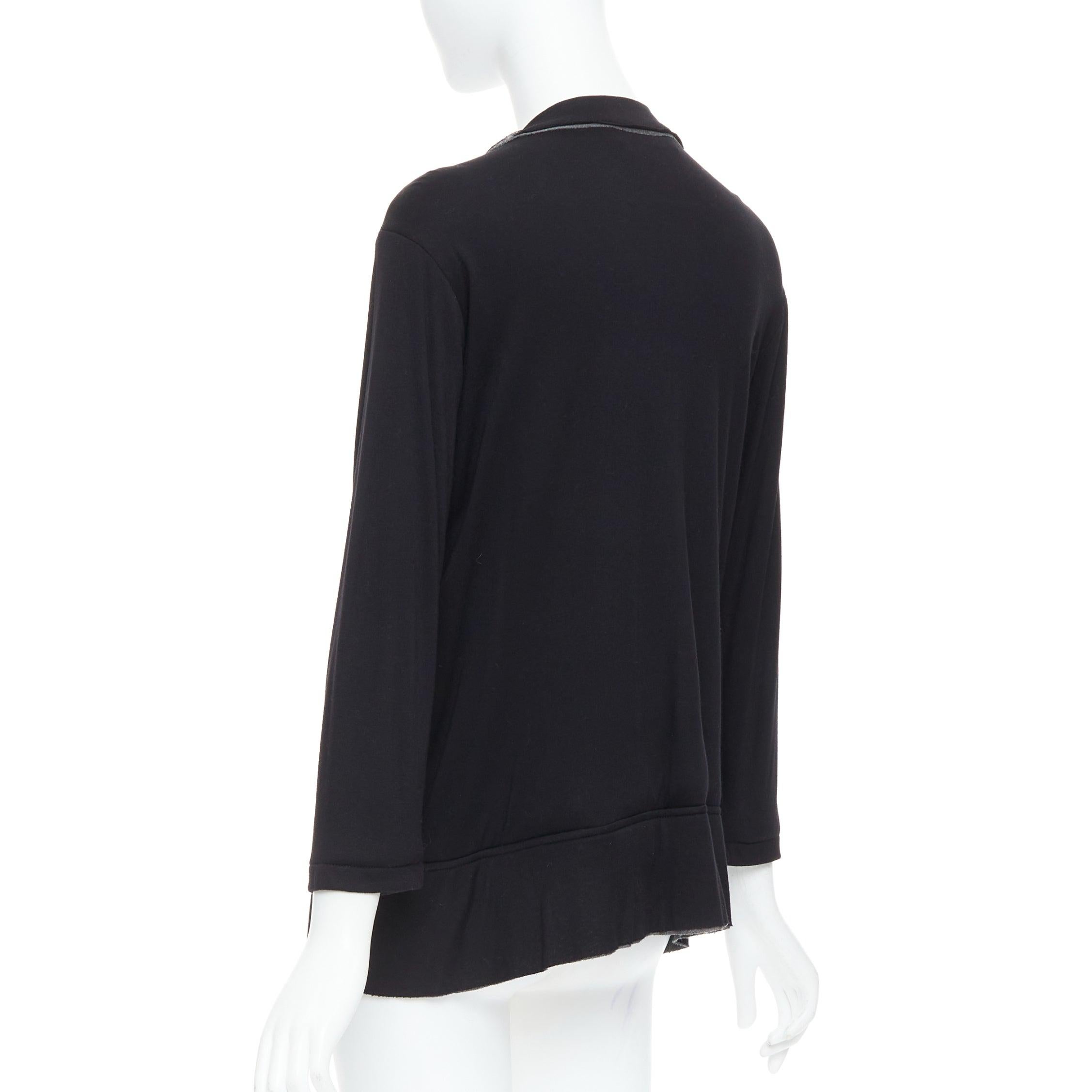 MARNI negro blanco verde lentejuelas flor cuero cremallera chaqueta jersey IT42 M en venta 2