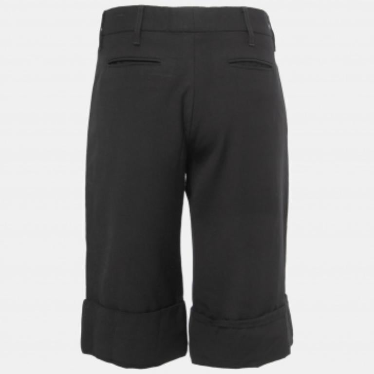 Marni Black Wool Bermuda Shorts M 2