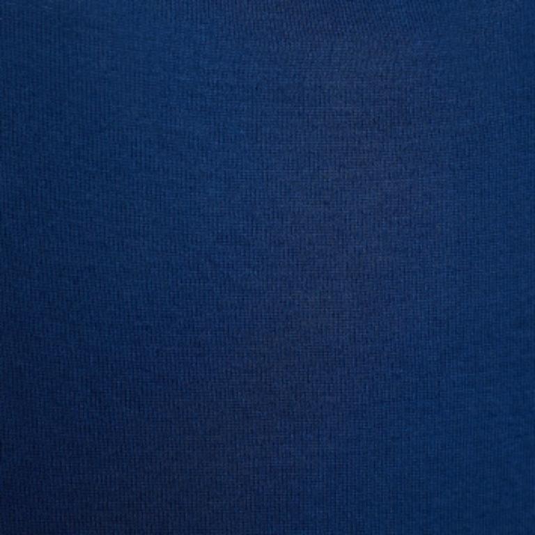 Blu Top con bottoni in maglia di cotone blu di Marni L.A. in vendita