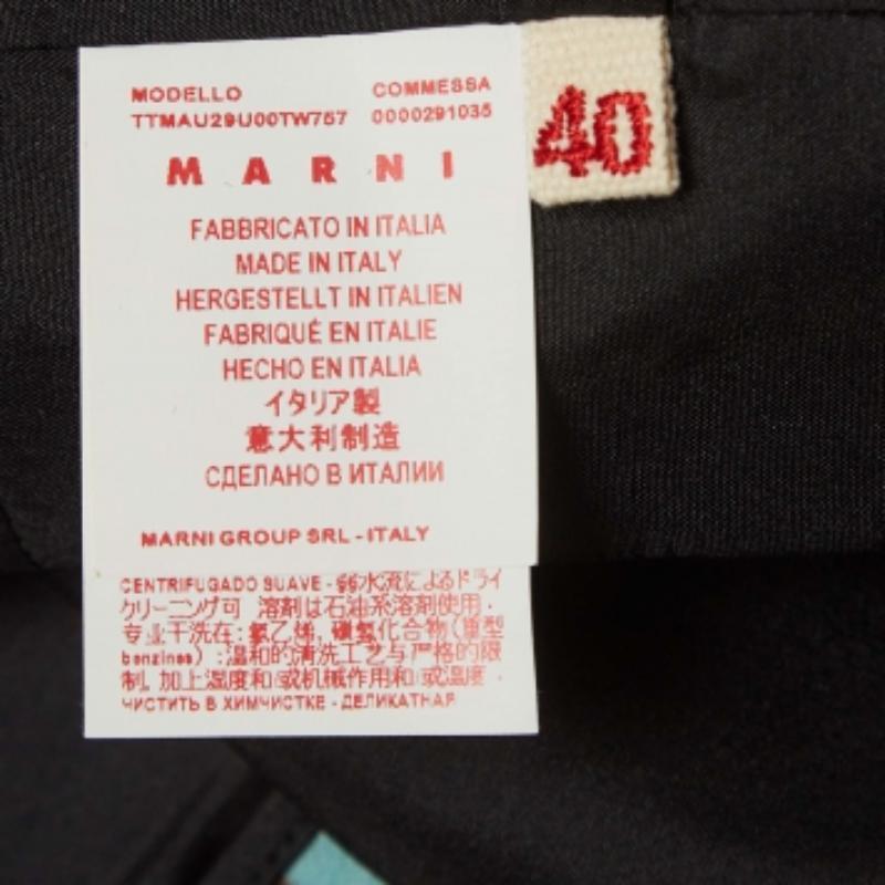 Marni Estampado azul Lana y seda Top sin mangas S en venta 1