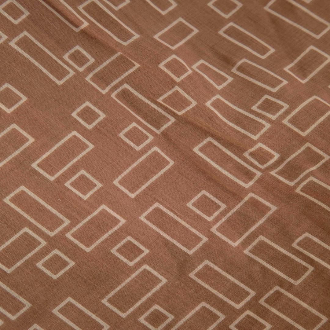 Marni Vestido midi sin mangas abstracto marrón Talla M en Bueno estado para la venta en London, GB