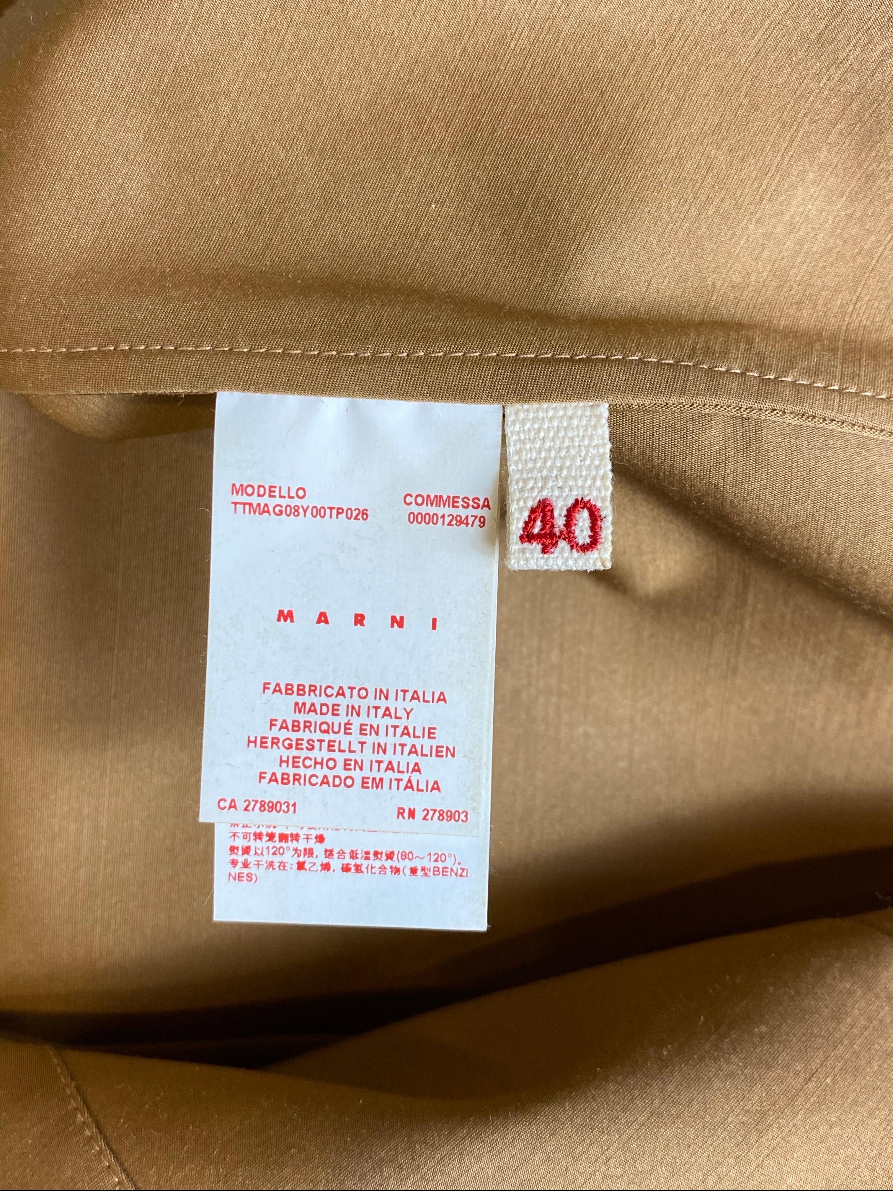Camicetta marrone di Marni in vendita 2