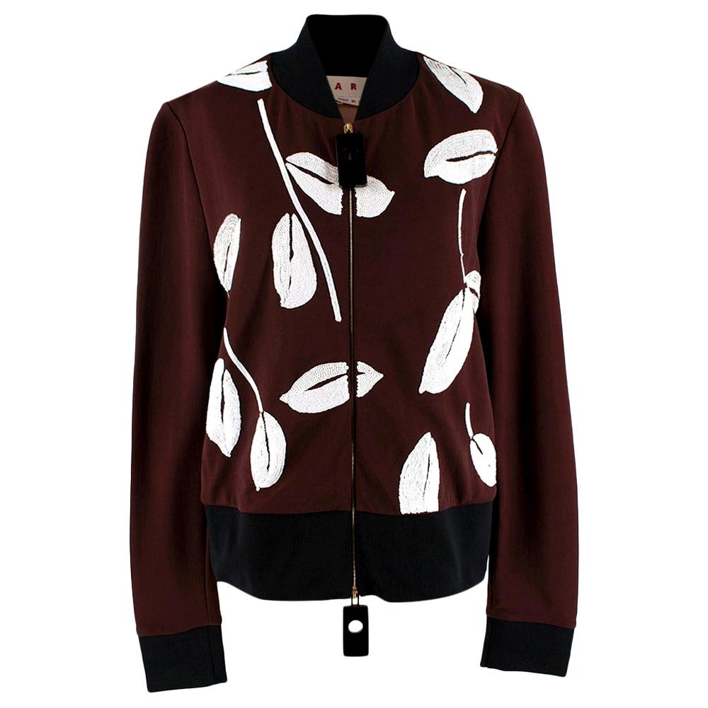 MARNI wrinkled cotton blazer