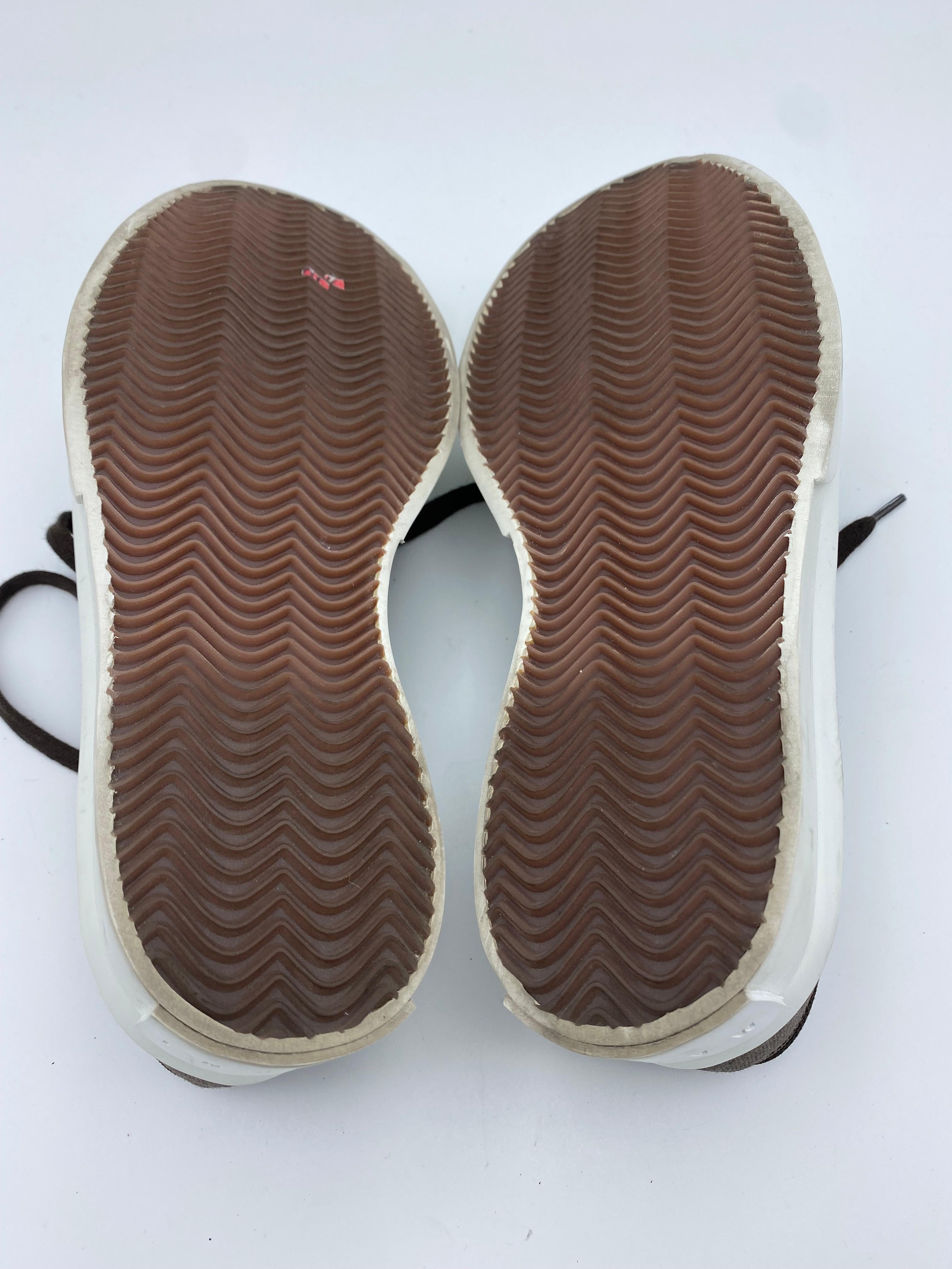 brown platform sneakers