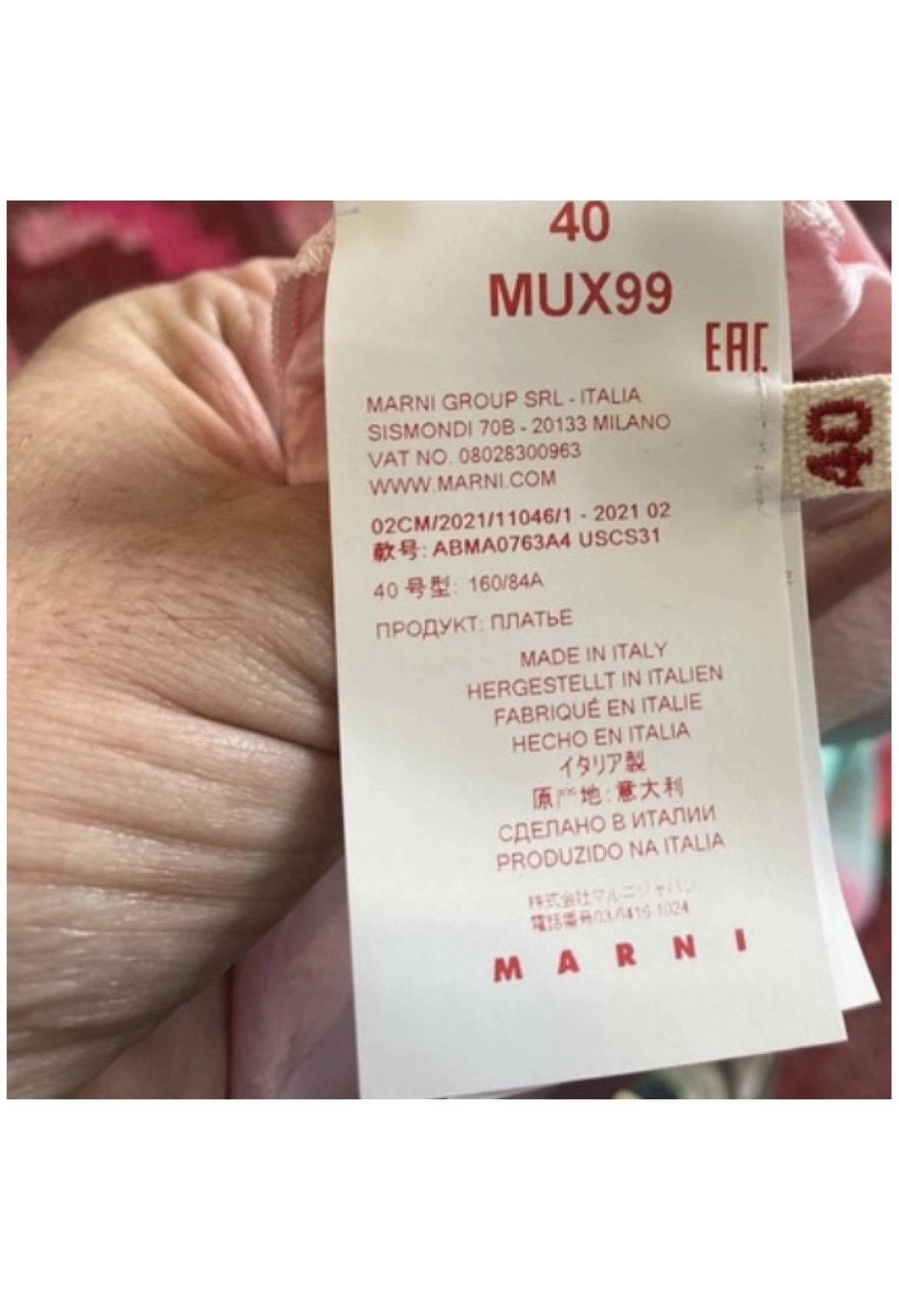 Marni caftan dress In New Condition For Sale In Carnate, IT