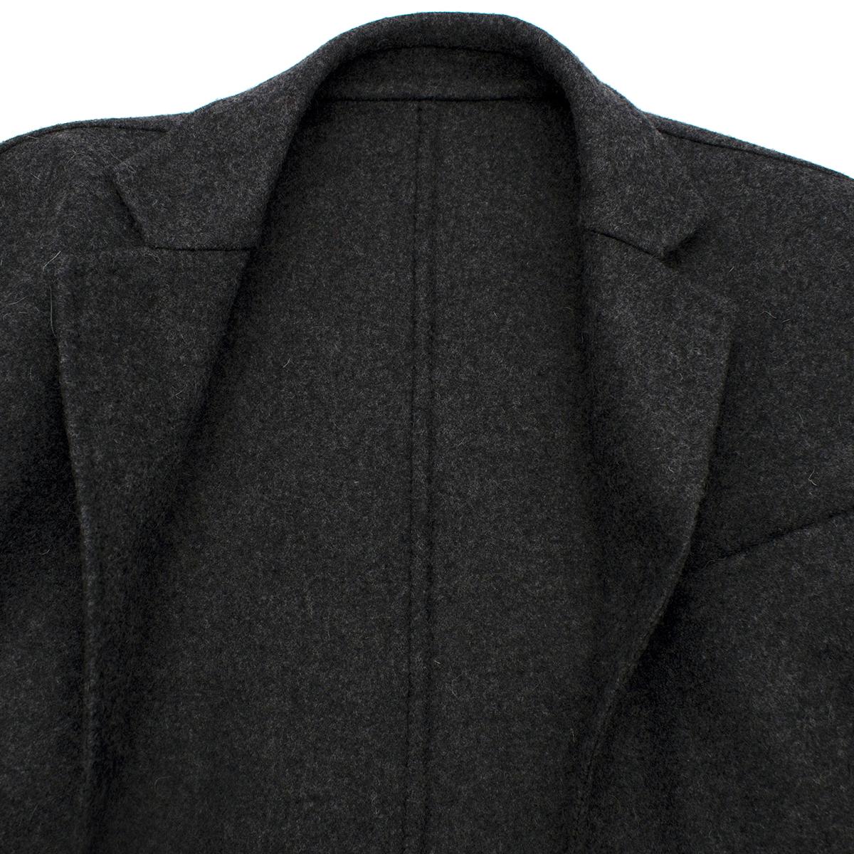 black felt coat
