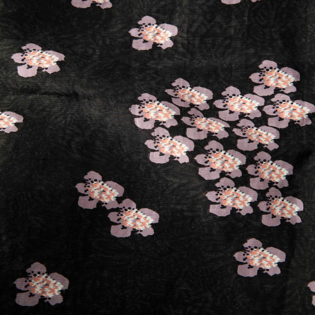 Noir Jupe crayon à imprimé fleurs de cerisier Marni Taille M en vente