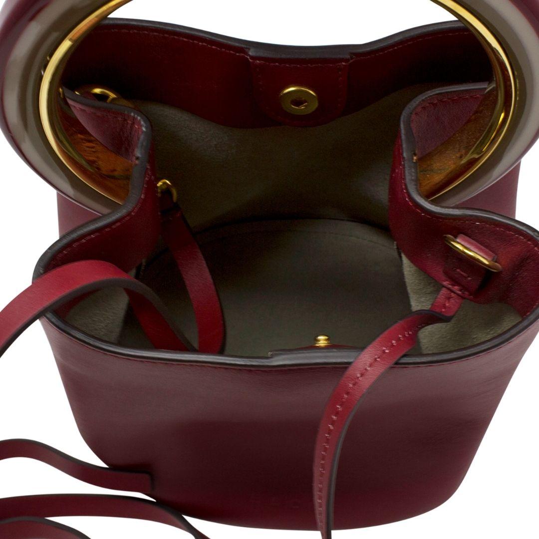 Marni Cherry Pannier Handle Bucket Bag For Sale 1