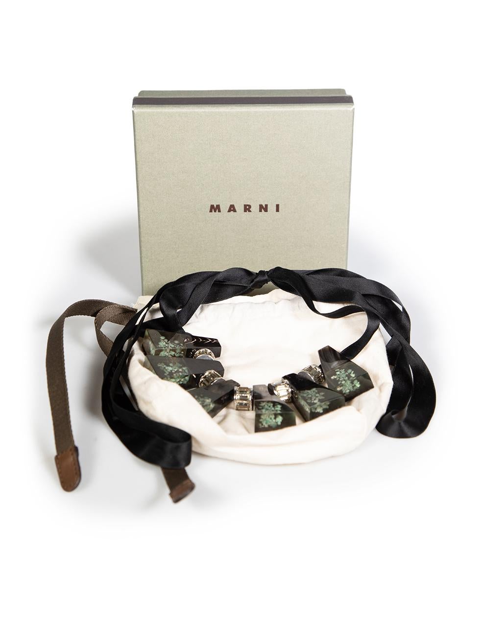 Marni Chunky Ribbon Tie Necklace 2