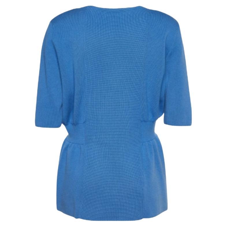 Mit diesem Oberteil von Marni verleihen Sie Ihrem lässigen Stil Raffinesse. Es ist aus Colorblock-Rippstrick gefertigt und hat kurze Ärmel und einen elastischen Bund. Fügen Sie es noch heute Ihrer Sammlung hinzu!