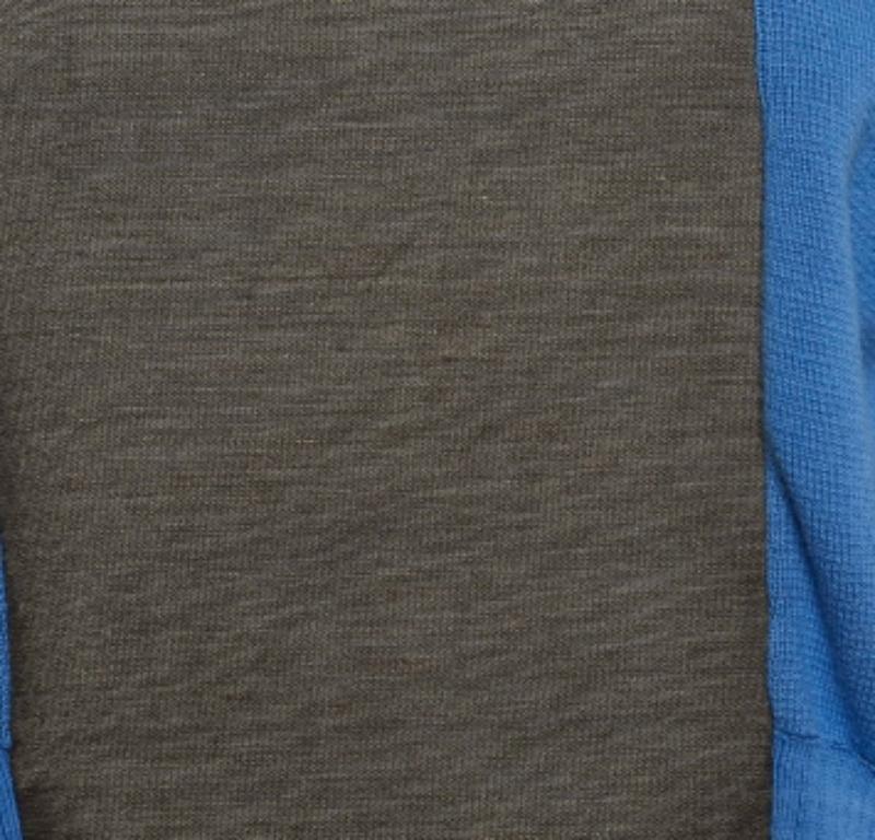 Marni Colorblock Rib Knit Elasticized Taille Top M (Blau) im Angebot