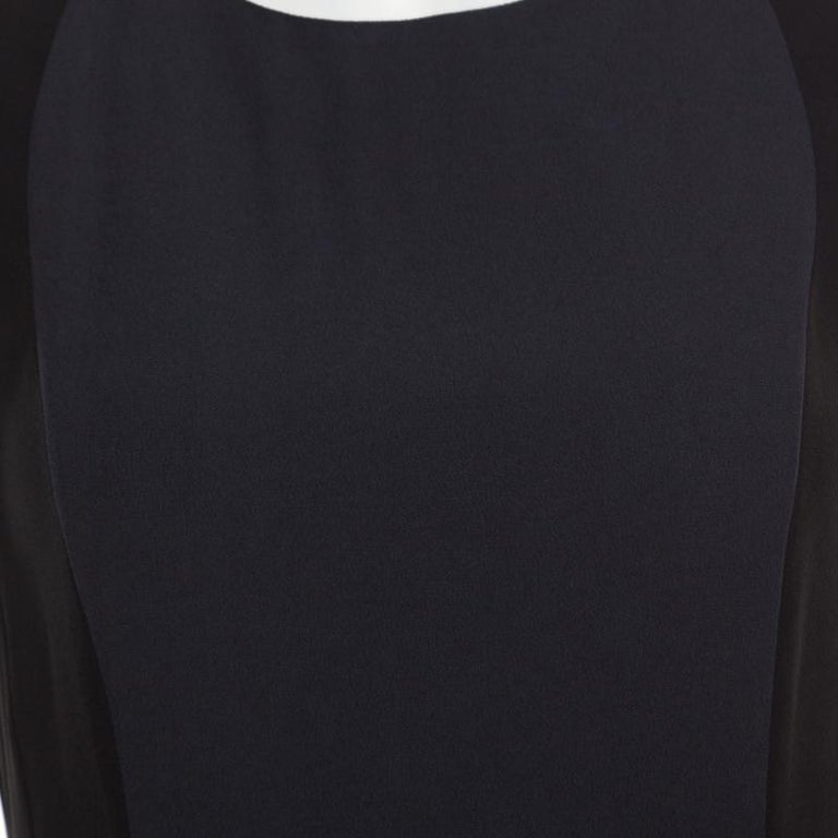 Marni Colorblock Sleeveless Crepe Dress M For Sale at 1stDibs